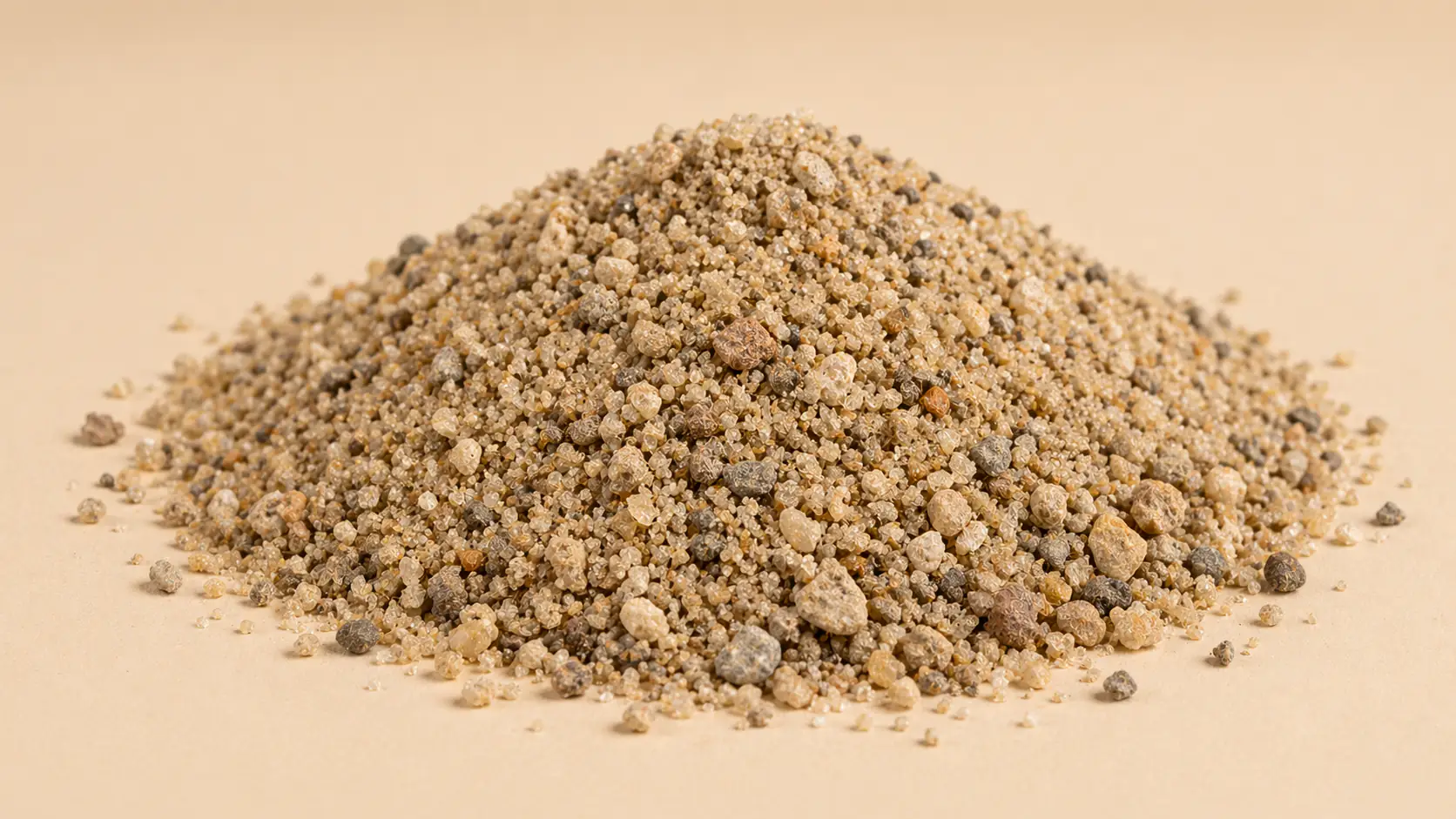 Close-up of coarse horticultural sand