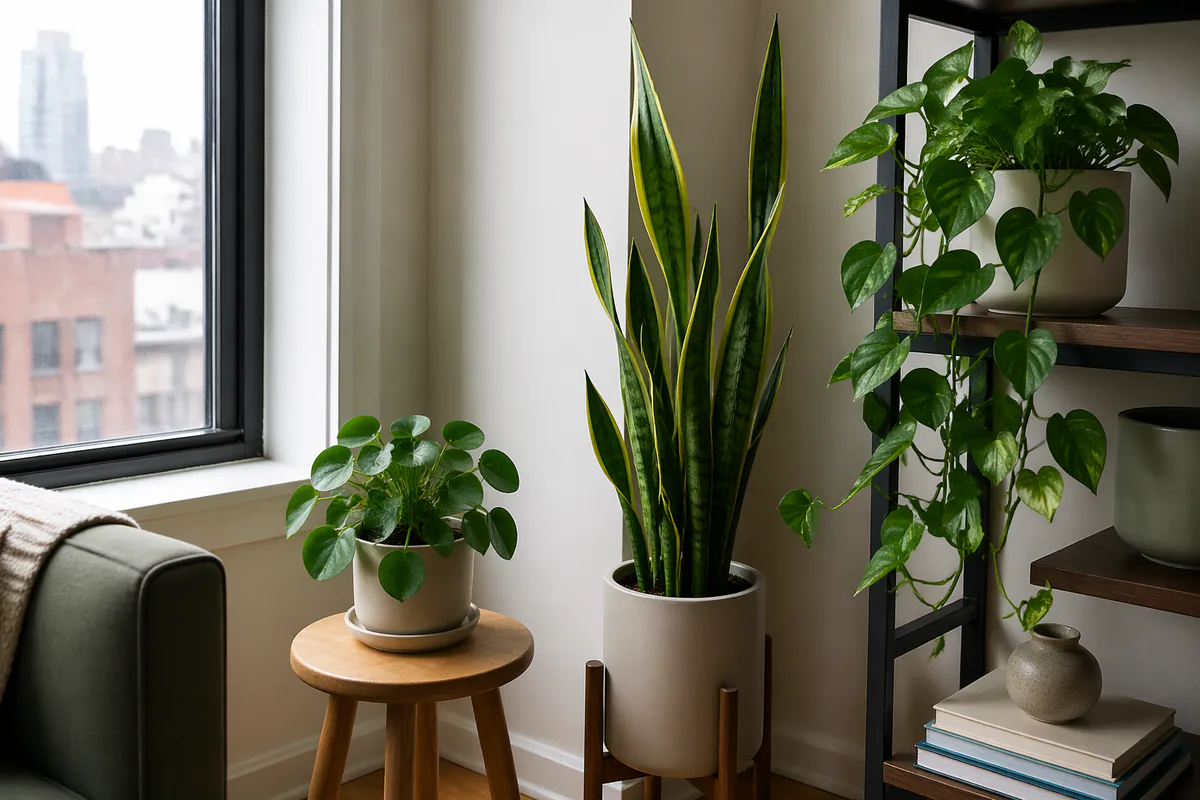 Compact apartment-friendly houseplant