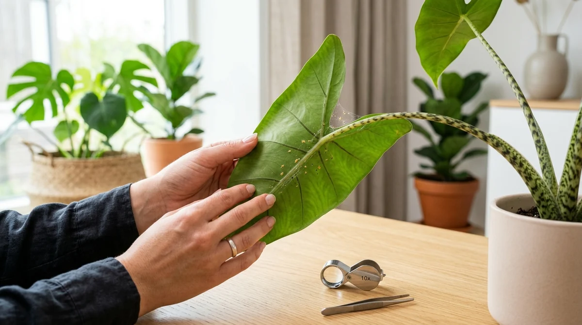 Compare curling-leaf pest clues