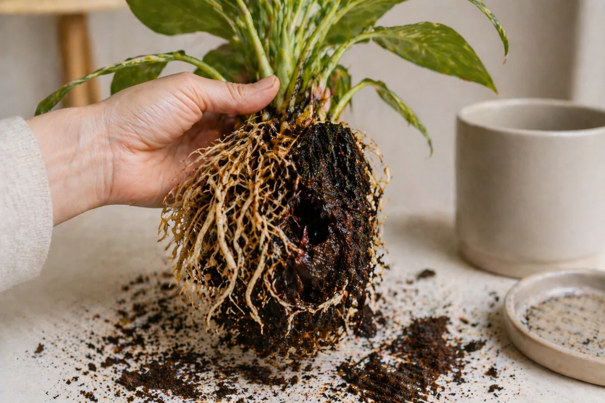 Check root rot warning signs