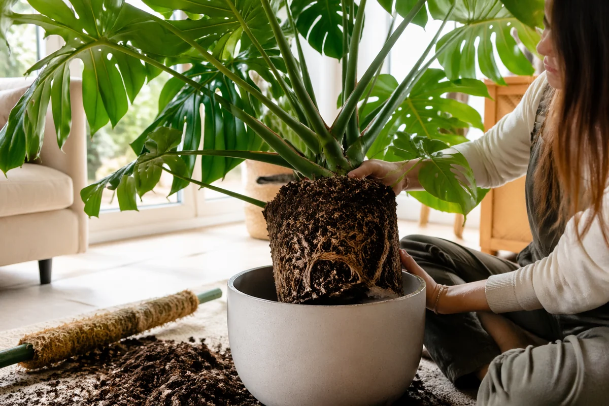 How to Repot Monstera