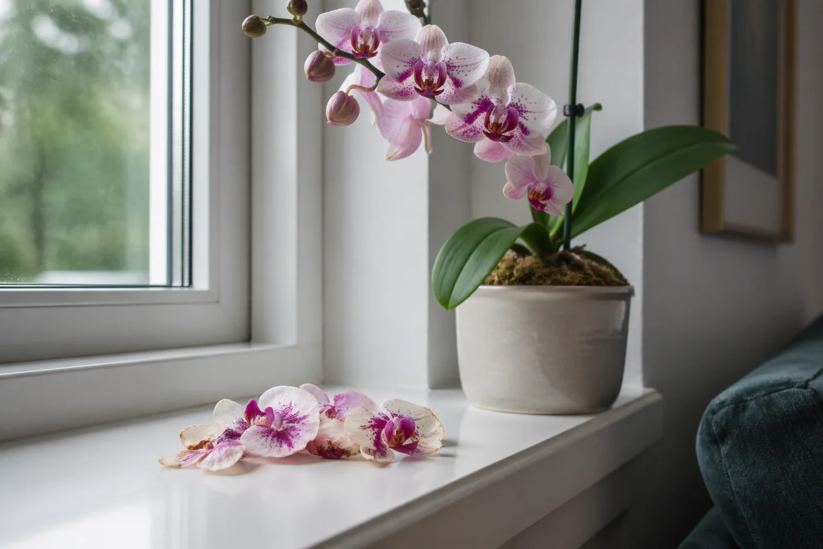 Orchid Flowers Falling Off