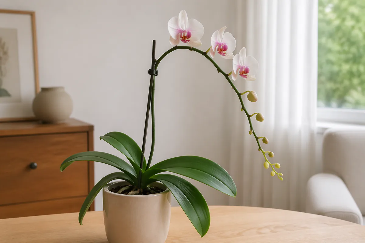 Orchid Spike turning yellow