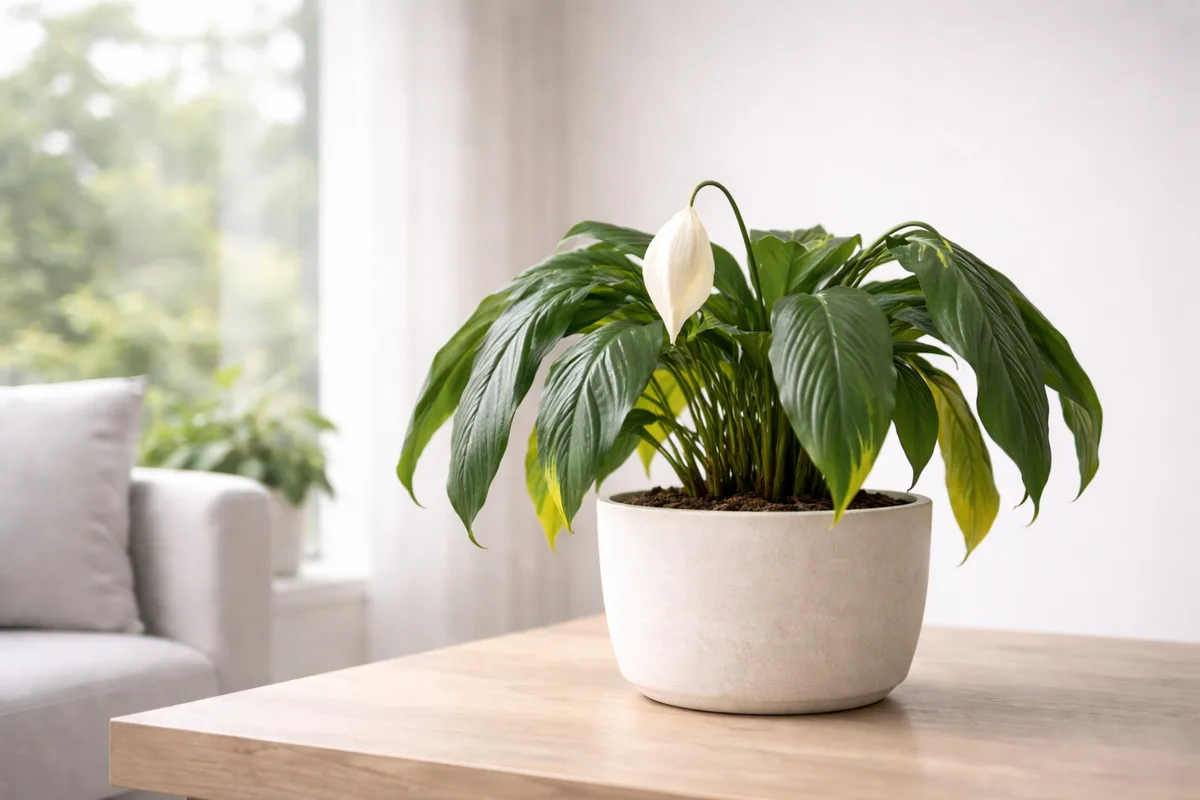Peace lily drooping leaves