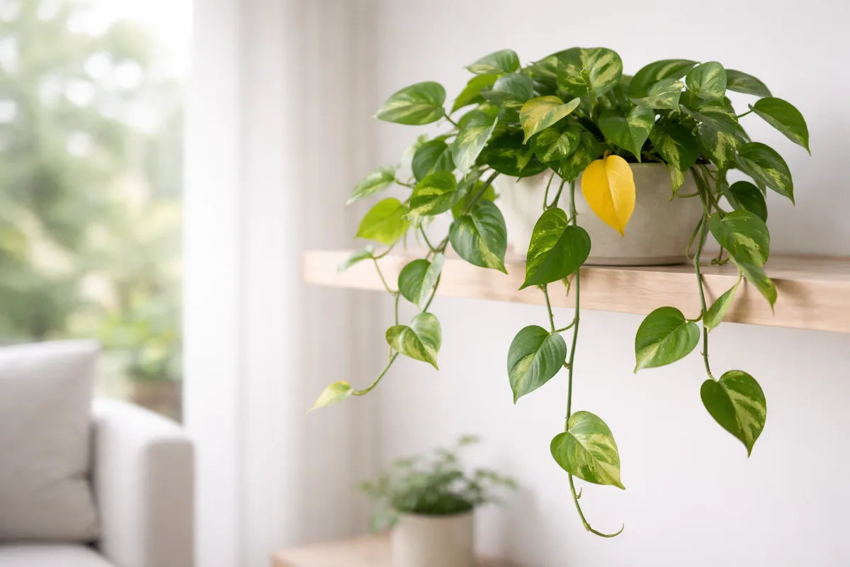 Pothos yellow leaves