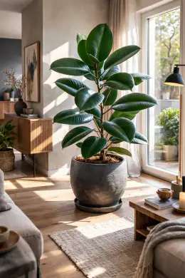 Broadleaf Rubber Plant