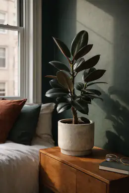 Burgundy Rubber Plant